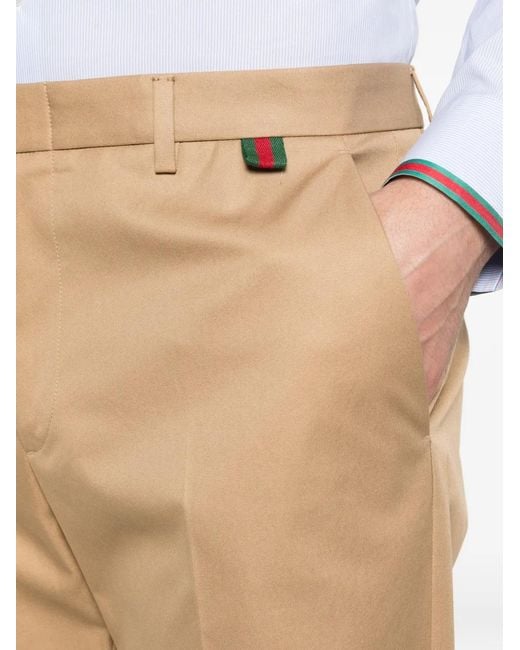 Gucci Natural Neutrals Trousers for men