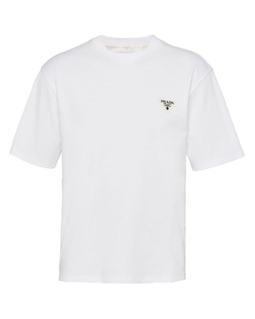 Prada T-shirt in White für Herren