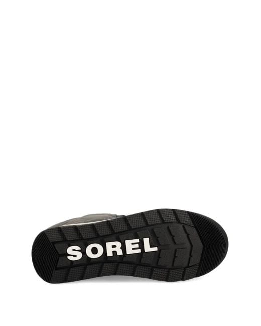 Sorel Black Whitney Ii Quilted Lace-Up Boots