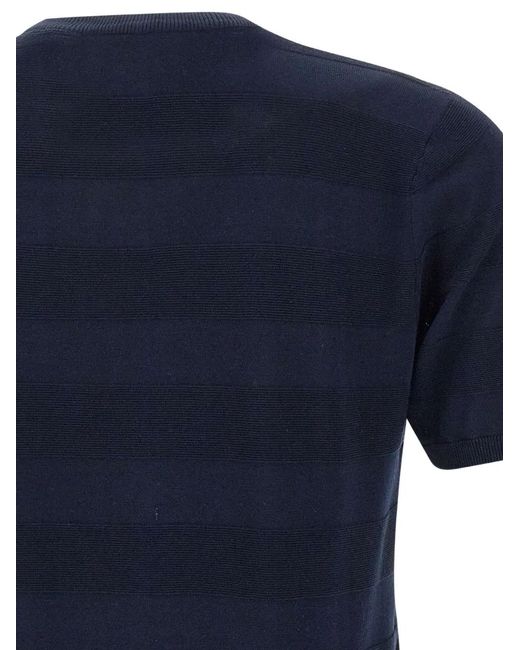 Kangra Blue Cotton Jumper for men