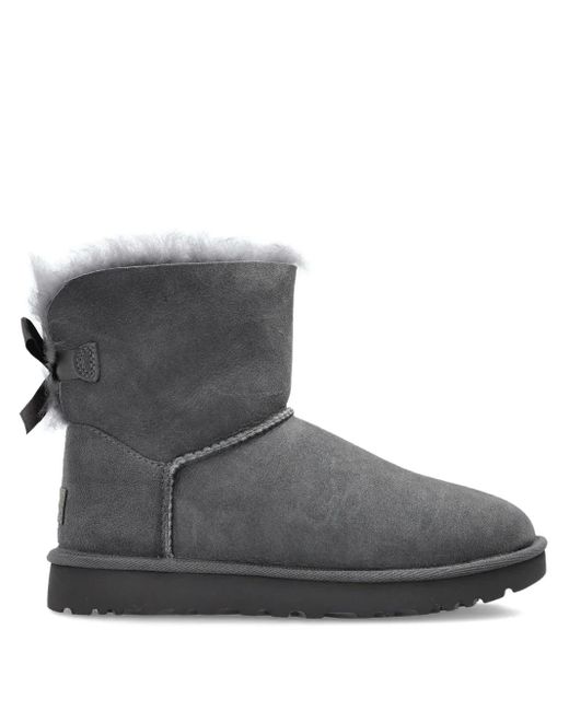 Ugg Black Bailey Bow II Stiefel aus Schafsleder
