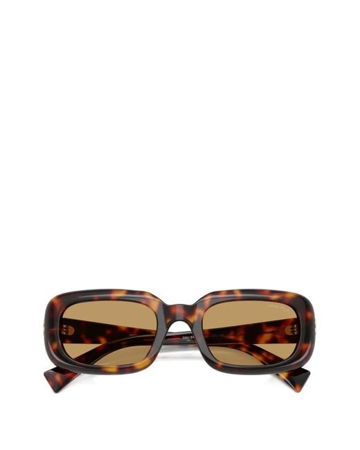 Miu Miu Brown Rêverie Sunglasses