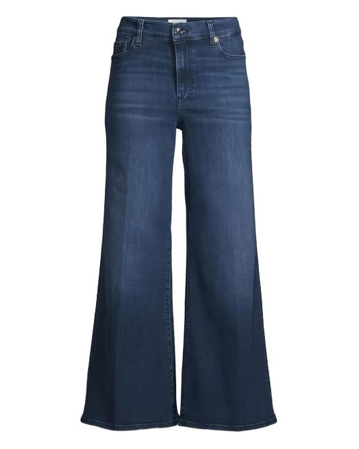 FRAME Le Palazzo High-waisted Jeans Blue