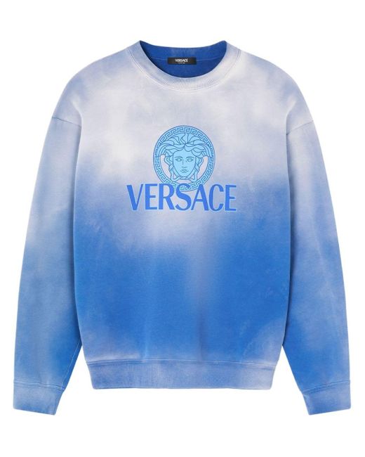 メンズ Versace グラデーション スウェットシャツ Blue