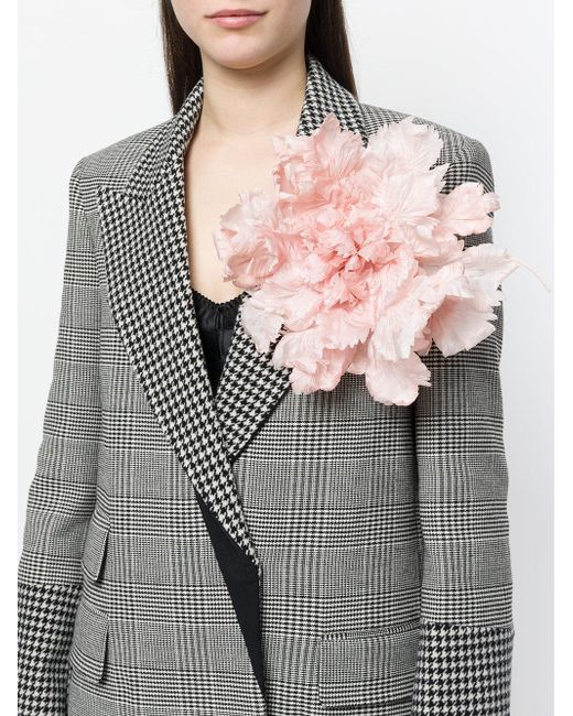 Ann Demeulemeester Oversized Flower Brooch in Pink | Lyst