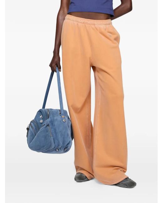 Acne Blue Logo Trousers