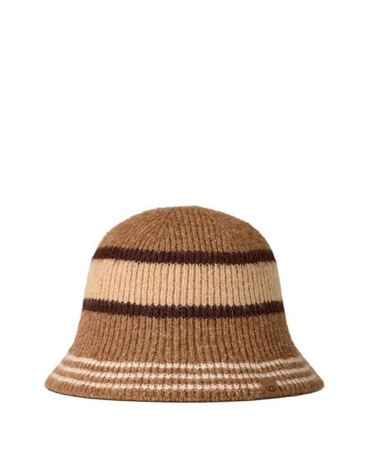 Ugg Brown Brushed Bucket Hat