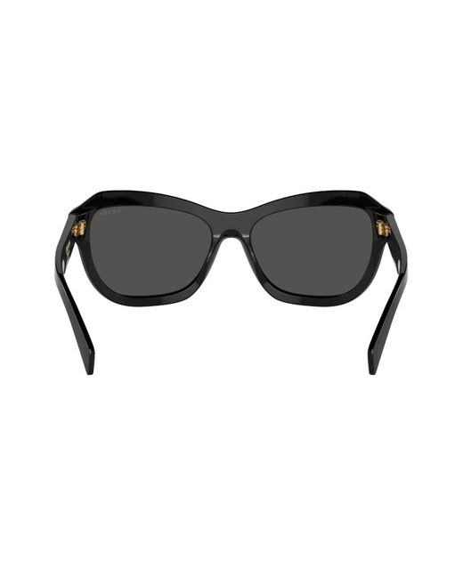 Prada Black Pr A27S Oversize-Frame Sunglasses