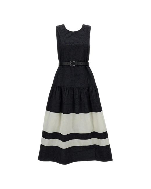 Mantu Black Belted Dress