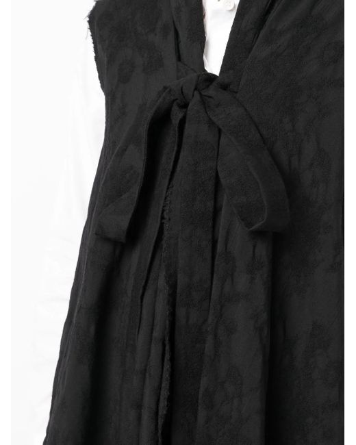 Forme D'expression Black Patterned Jacquard Jacket