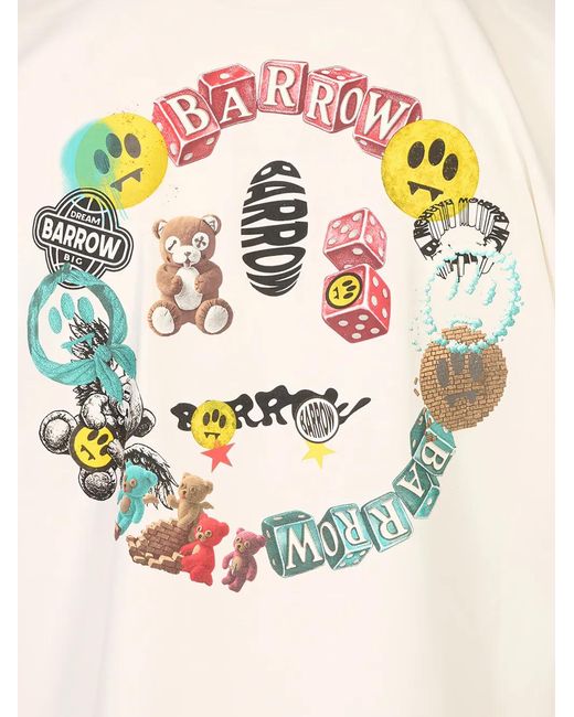Barrow Natural Graphic-Print T-Shirt