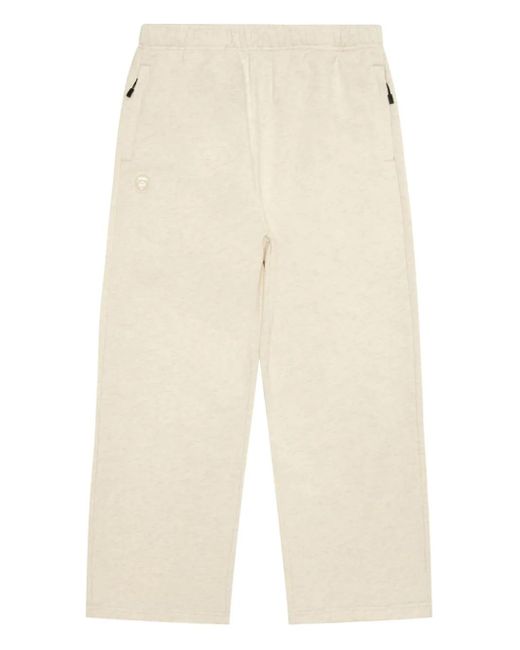 Pantalones de chándal con parche del logo Aape By A Bathing Ape de hombre de color Natural