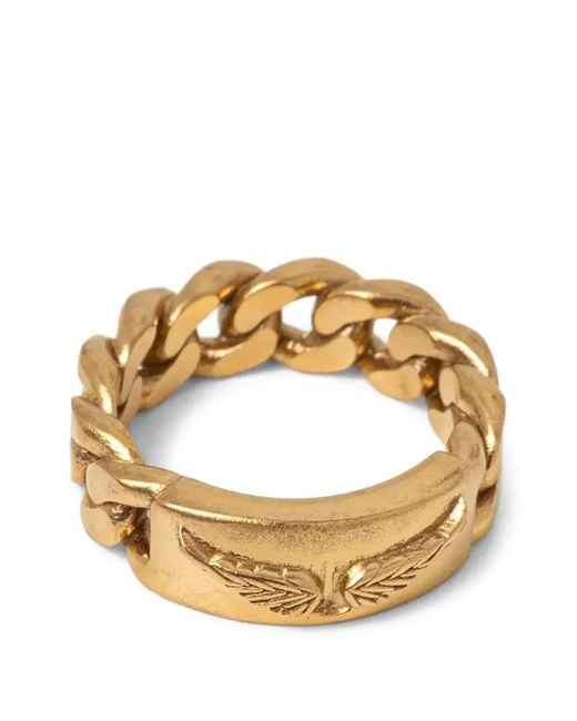 Zadig & Voltaire Metallic Chain Ring
