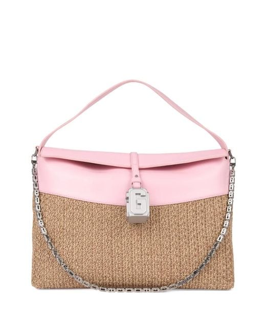 Gcds Pink Mega Comma Shoulder Bag