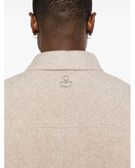 Isabel Marant Natural Kervon Shirt Jacket for men