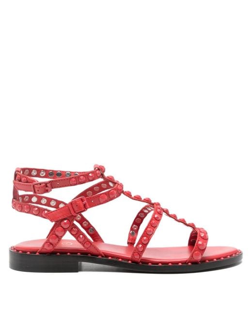 Ash Red Precious Studded Sandals