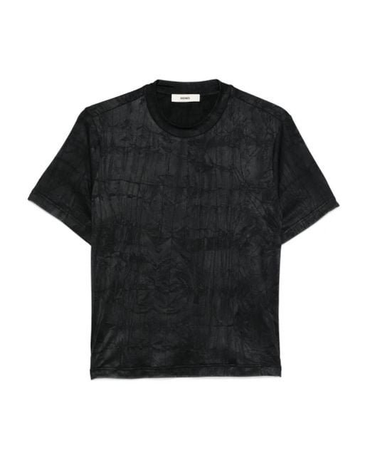 Siedres Black Logo-Detail T-Shirt