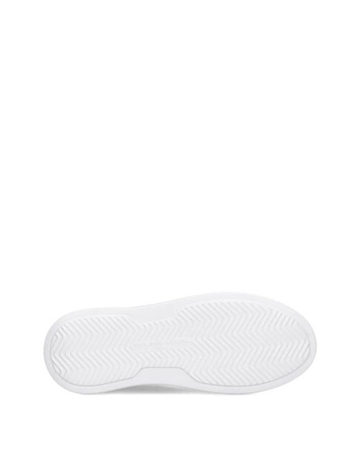 Philippe Model White Temple Tennis Low Leather Trainer