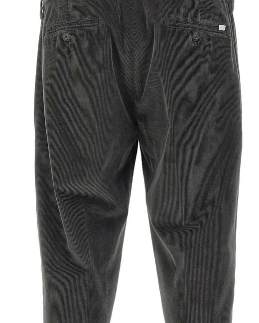 Re-hash Hose aus Cord mit Umschlag in Gray für Herren