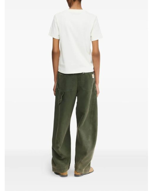 J.W. Anderson White Graphic-Print T-Shirt