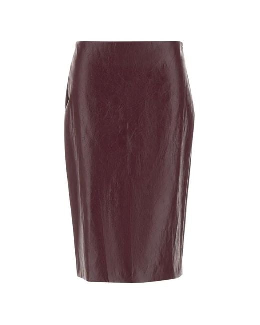Marella Purple Biada Midi Skirt