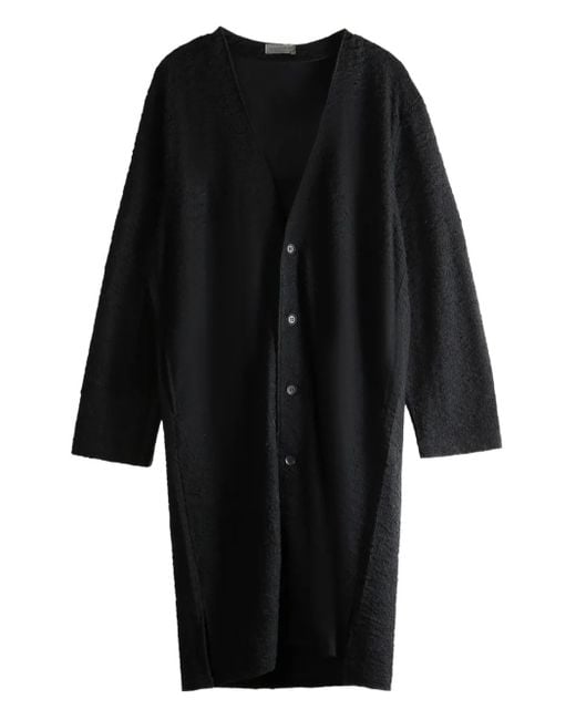 メンズ Yohji Yamamoto Vネック カーディガン Black