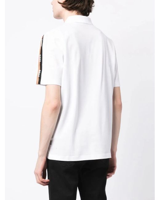 Boss White Parlay 175 Polo Shirt for men
