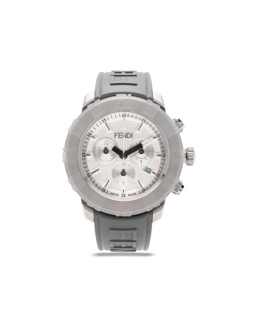 Reloj Fendastic de 45mm Fendi de hombre de color Gray