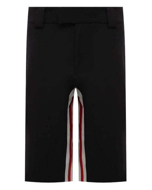 Prada Gestreifte Shorts in Black für Herren