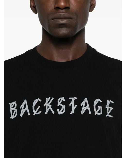 44 Label Group T-Shirt mit grafischem Print in Black für Herren