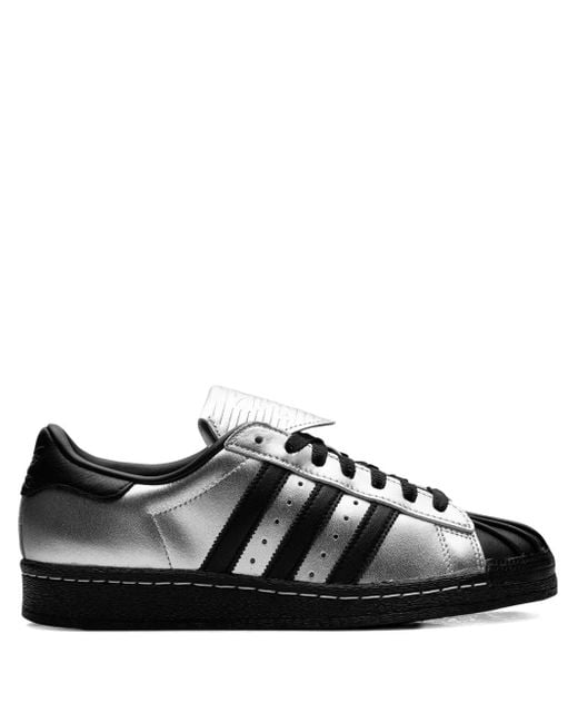 Adidas Black Superstar 82 Metallic/Core/Core" Sneakers