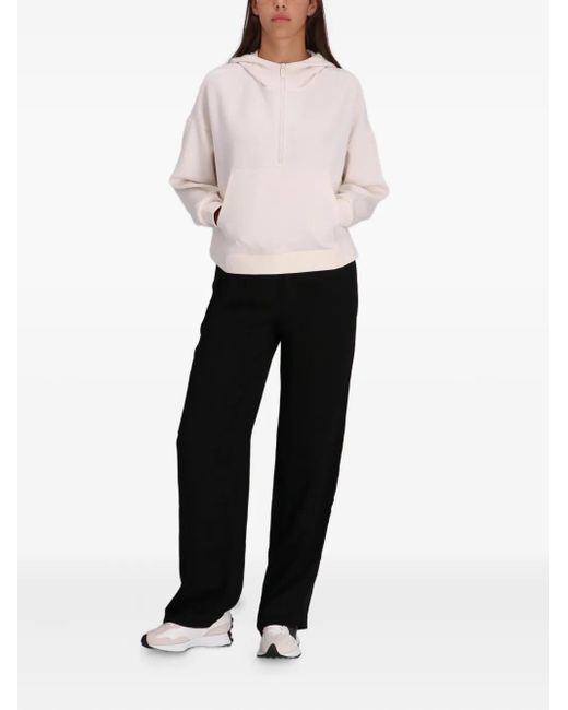 ARMANI EXCHANGE Pink Half-Zip Hoodie