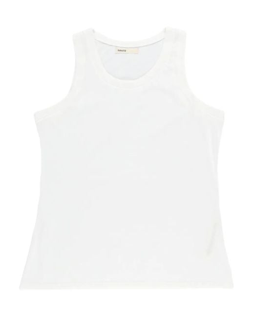 Khaite Top Met Ronde Hals in het White