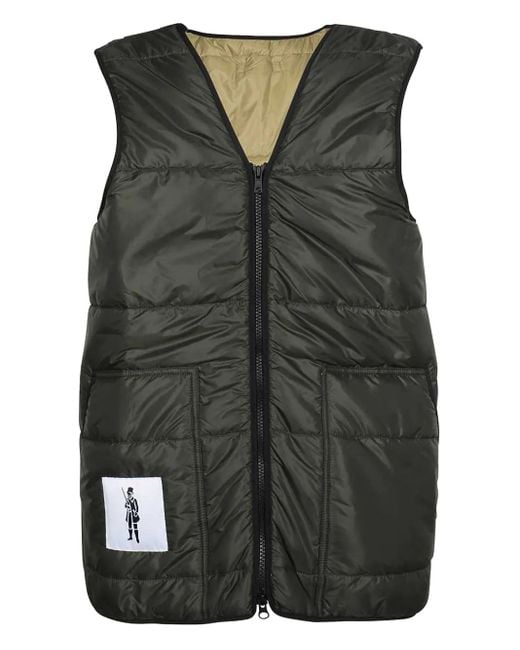 Mackintosh Gray Quilted Padded Gilet for men
