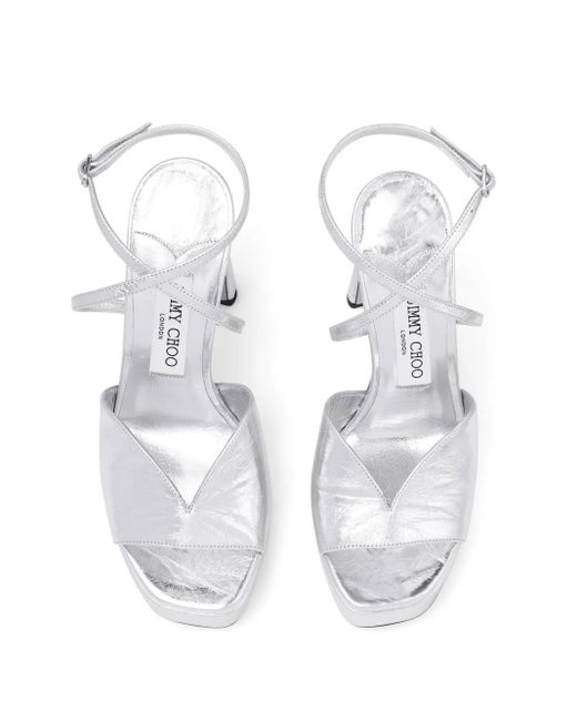 Jimmy Choo Karli 125mm サンダル White
