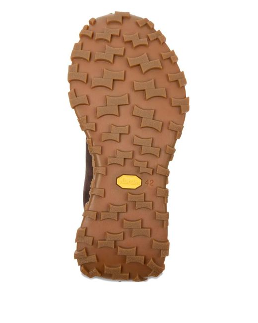 Camper Brown Drift Trail Leather Sneakers for men