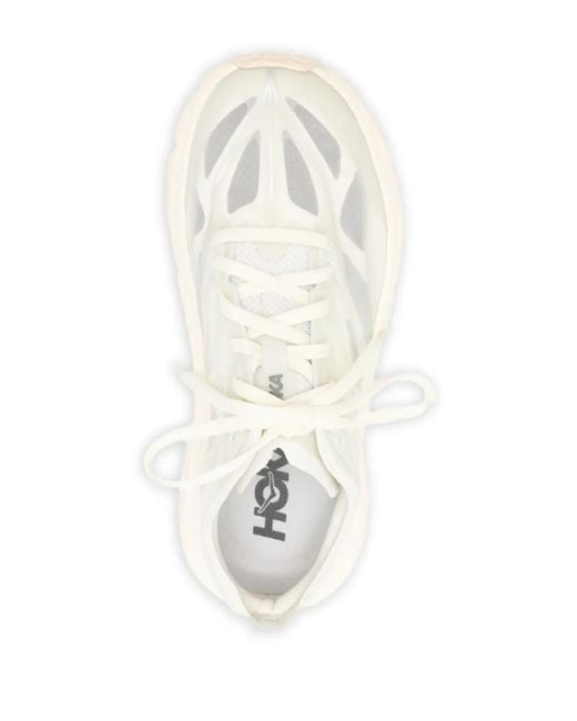 Hoka One One White U Mafate Speed 4 Lite