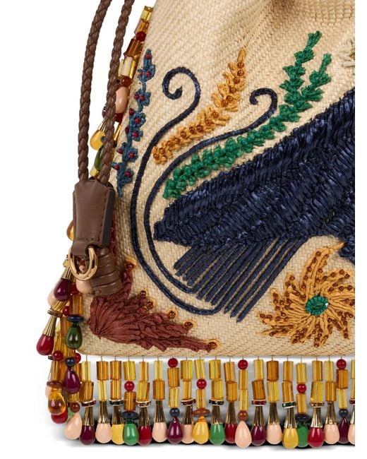 Etro Blue Small X Tabby Booth Kalispera Bucket Bag