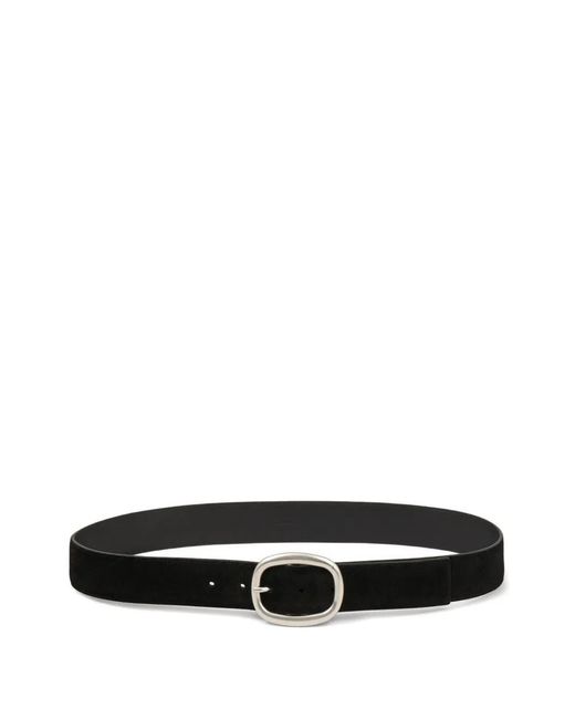 Sandro White Leather Belt for men