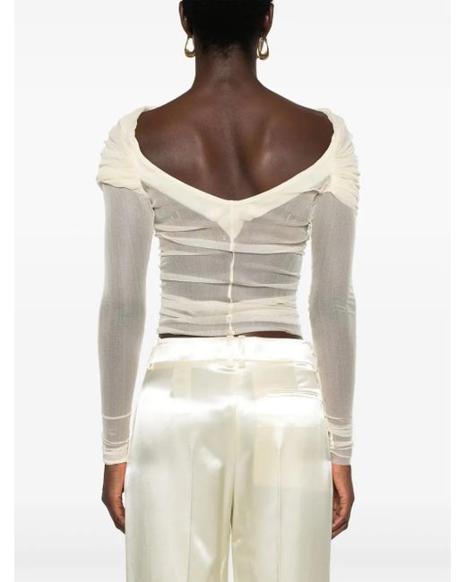 Christopher Esber Zijden Top in het White