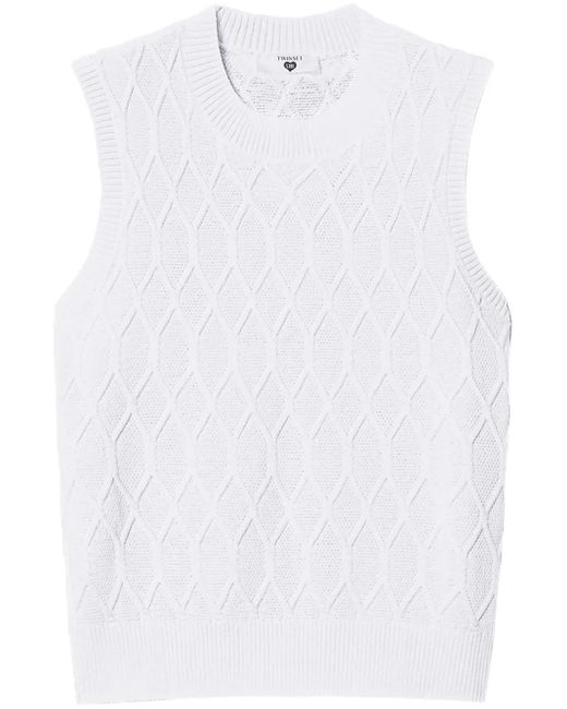 Twinset Lozenge トップ White