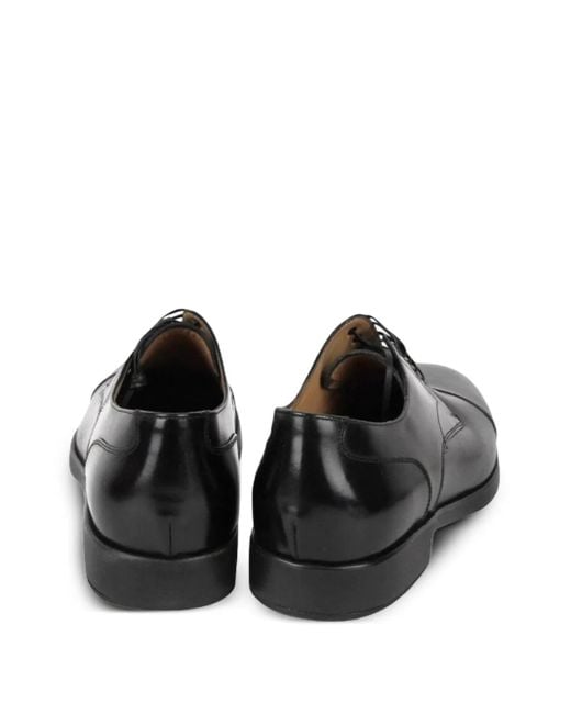 Ferragamo Black Larry Derby Shoes for men