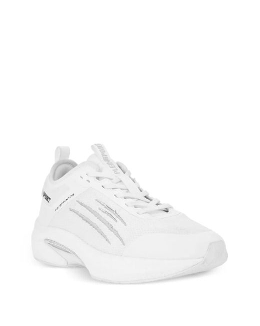 Philipp Plein White Runner Ps Extra Light Sneakers