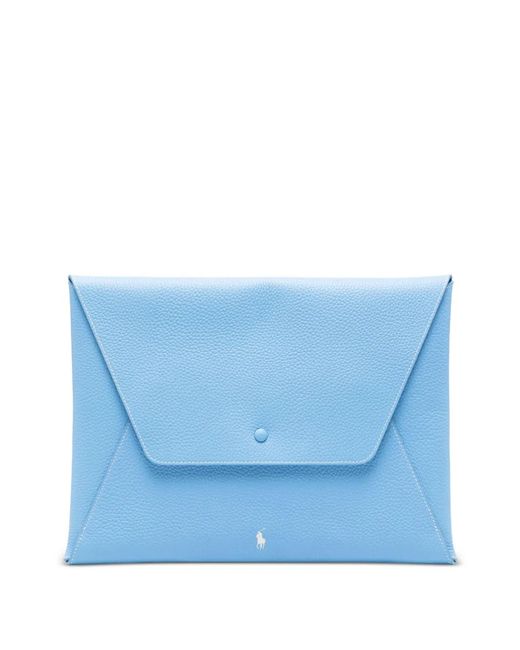 Polo Ralph Lauren Blue Polo Play Envelope Purse