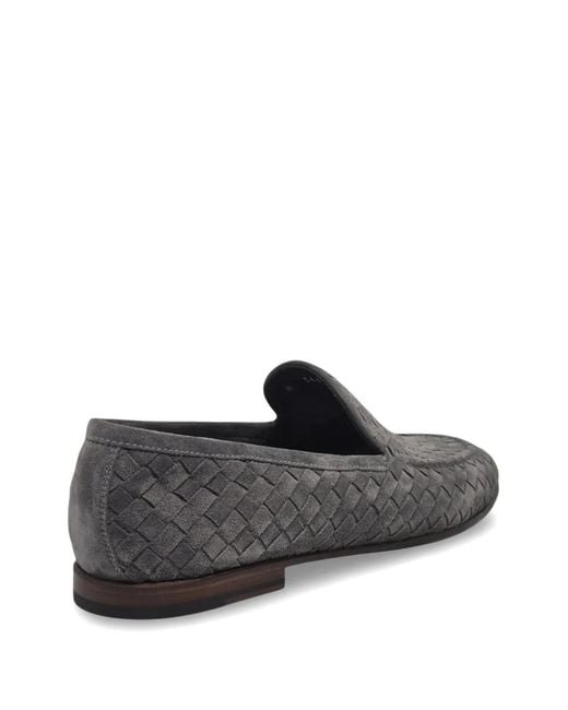 Neil Barrett White Woven Suede Loafers for men