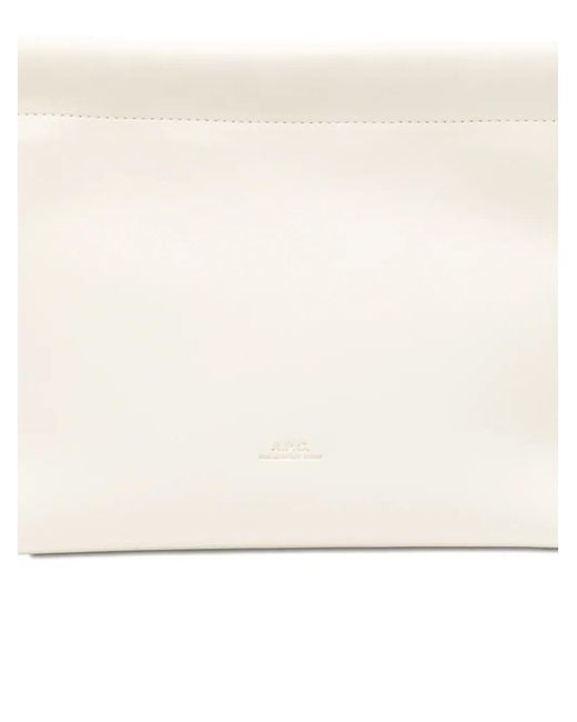 A.P.C. Natural Ninon Mini Drawstring Bag