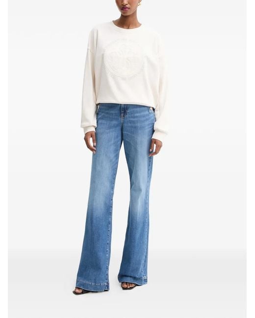 Guess Blue Button-Detail Jeans