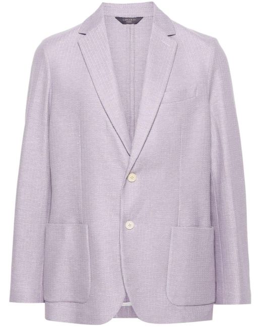 Circolo 1901 Purple Single-breasted Blazer for men