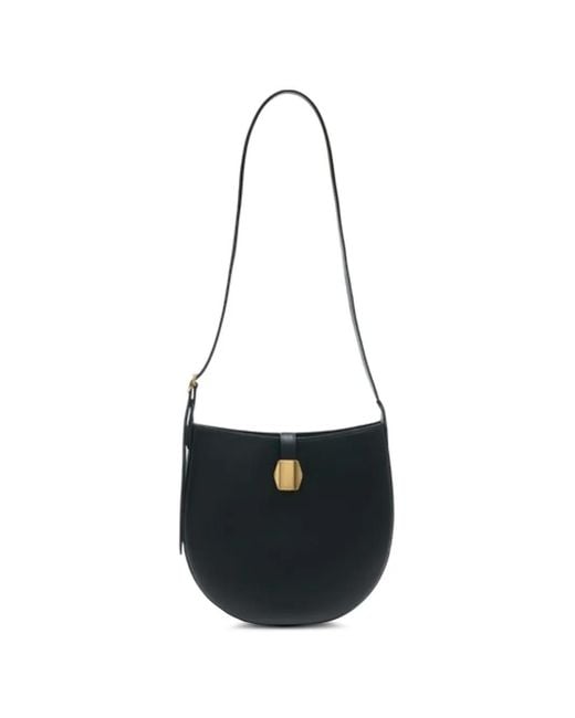 Officine Generale White Hobo Adjustable-Strap Leather Shoulder Bag