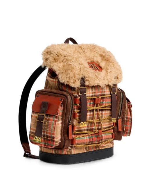 DSquared² Brown D2 Cottage Backpack for men
